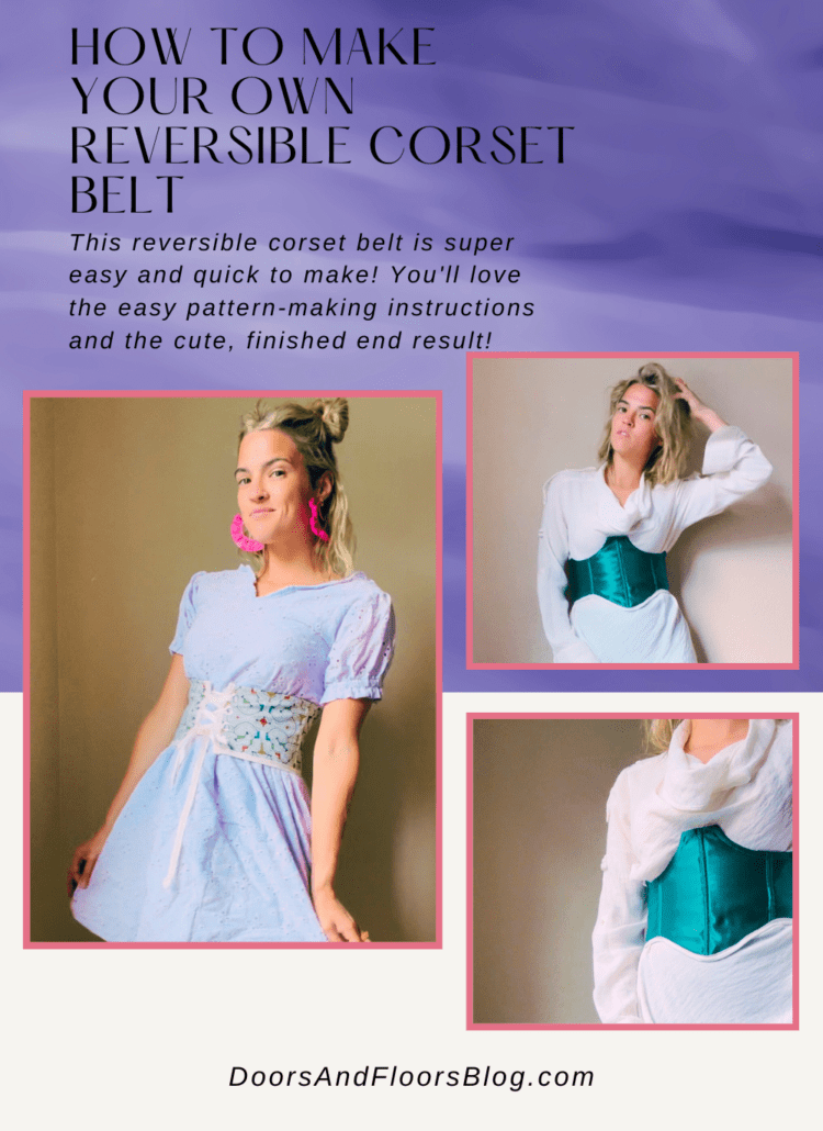 How To Make Your Own Reversible Corset Belt
