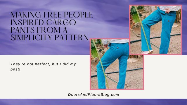 Making Free People Inspired Cargo Pants From A Simplicity Pattern